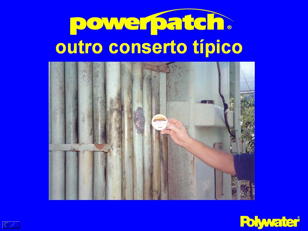 Uma rea comum para vazamentos em locais desafiantes  o sistema de tubulaes de refrigerao e nas aletas. Aqui PowerPatch® tem sido usado para o conserto em vazamentois de leo em tais sistemas de refrigerao.